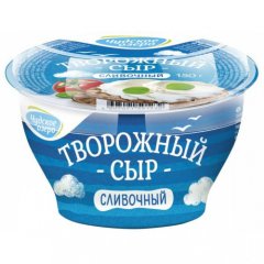 Сыр творожный сливочный Чудское озеро 60% 150 г 